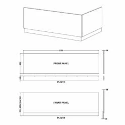 Nuie Blocks Satin Blue 1800mm Bath Front Panel - MOF378 5 Nuie Blocks Satin Blue 1800mm Bath Front Panel - MOF378 -HANSGROHE Shop nuie blocks satin blue 1800mm bath front panel mof378 p50594 234262 image