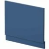 Nuie Blocks Satin Blue 700mm Bath End Panel - MOF370