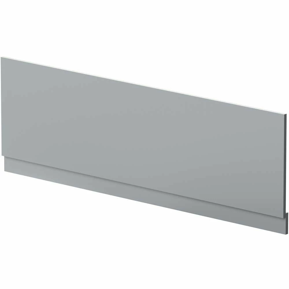 Nuie Blocks Satin Grey 1700mm Bath Front Panel - MOF277 1 Nuie Blocks Satin Grey 1700mm Bath Front Panel - MOF277