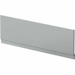 Nuie Blocks Satin Grey 1800mm Bath Front Panel - MOF278