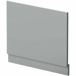 Nuie Blocks Satin Grey 700mm Bath End Panel - MOF270
