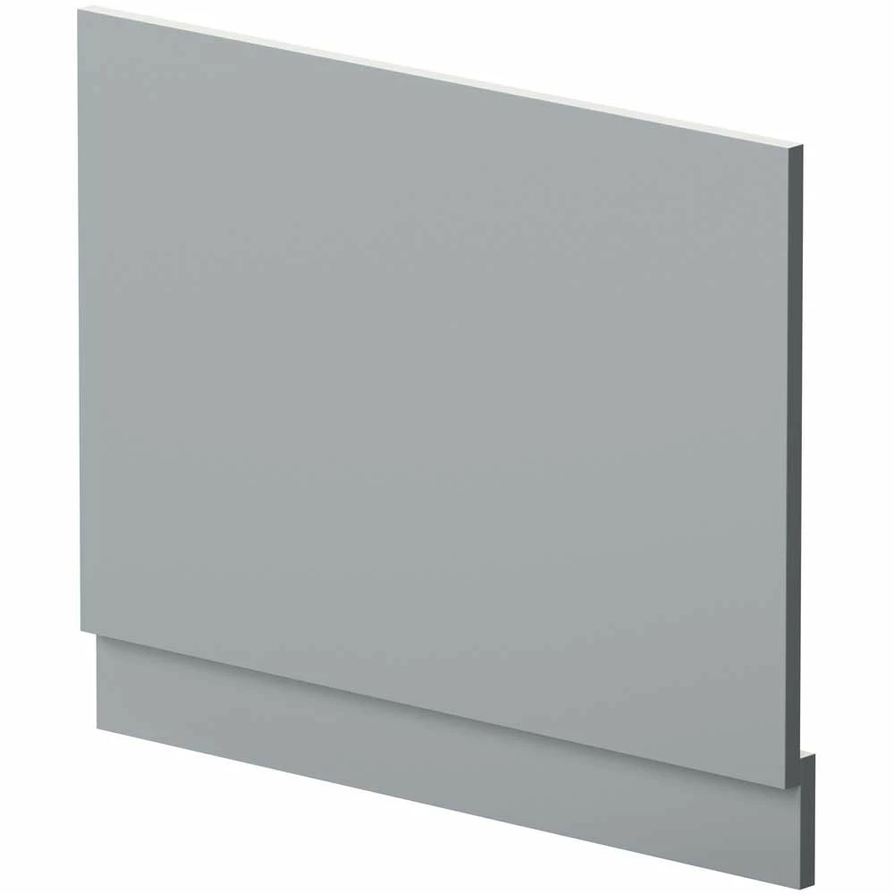 Nuie Blocks Satin Grey 700mm Bath End Panel - MOF270 1 Nuie Blocks Satin Grey 700mm Bath End Panel - MOF270