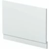 Nuie Blocks Satin White 800mm Bath End Panel - MOF172