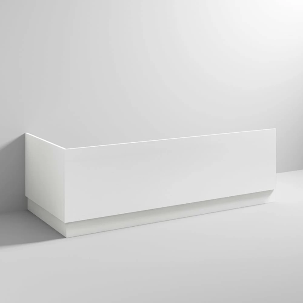 Nuie Blocks Satin White 800mm Bath End Panel - MOF172 2 Nuie Blocks Satin White 800mm Bath End Panel - MOF172 - Image 2
