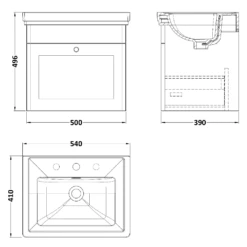 Nuie Classique Satin Grey 500 Wall Hung 3-Drawer Vanity Unit & 3TH Basin 5 Nuie Classique Satin Grey 500 Wall Hung 3-Drawer Vanity Unit & 3TH Basin -HANSGROHE Shop nuie classique satin grey 500 wall hung 3 drawer vanity unit 3th basin p73861 305554 image