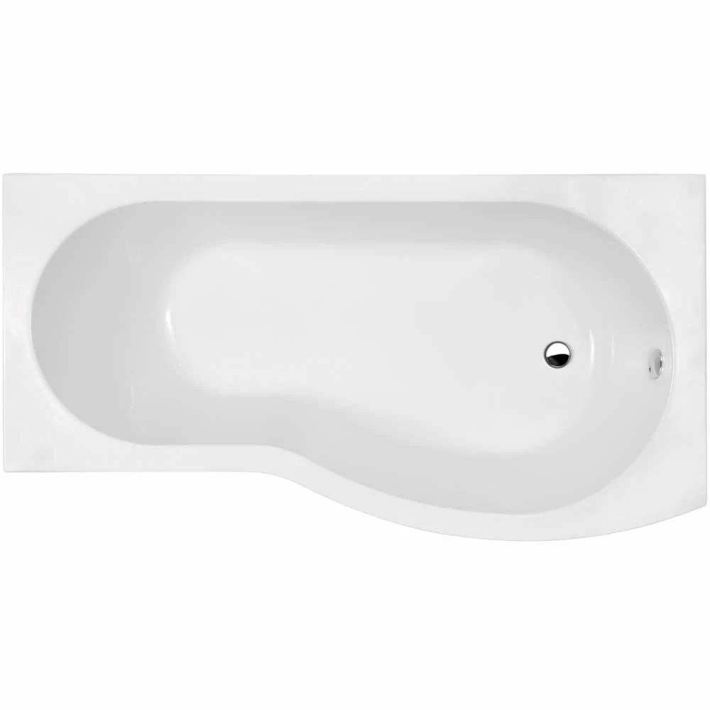 Nuie Curved B Shaped Single Ended Bath RH 1700x900x740 1 Nuie Curved B Shaped Single Ended Bath RH 1700x900x740