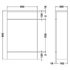 Nuie Eden Gloss White 500mm Back To Wall WC Toilet Unit NVM141 -HANSGROHE Shop nuie eden gloss white 500mm back to wall wc toilet unit nvm141 p29690 201718 image