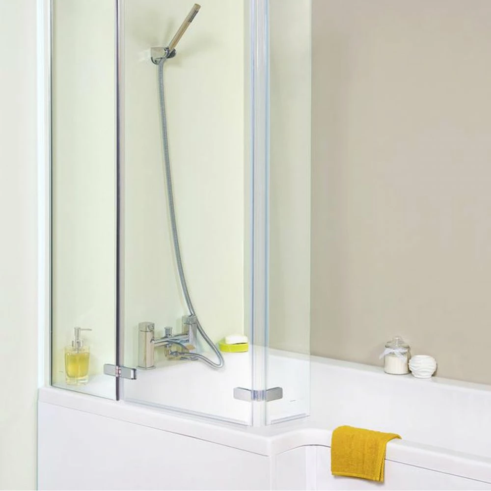 Nuie Ella Hinged Bath Screen - ERSBS0 2 Nuie Ella Hinged Bath Screen - ERSBS0 - Image 2