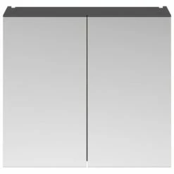 Nuie Fusion Gloss Grey 800mm Mirror Unit 715x800x180 OFF919