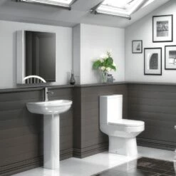 Nuie Harmony 500x416 1th White Basin & Full Pedestal CHM002 -HANSGROHE Shop nuie harmony 500x416 1th white basin full pedestal chm002 p30957 150314 image