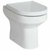 Nuie Harmony White Back To Wall Pan - NCH606