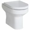 Nuie Harmony White Back To Wall Toilet Pan & Soft Close Seat