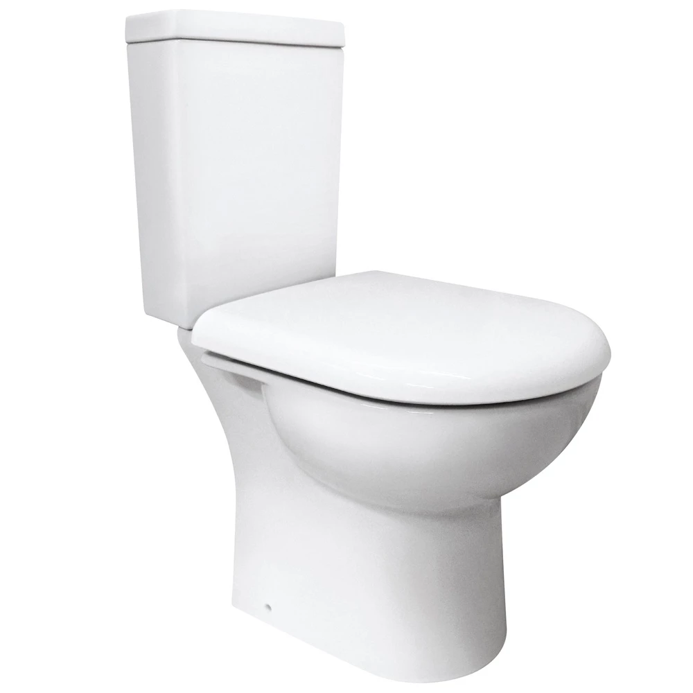 Nuie Knedlington White Compact Close Coupled Toilet Pan, Cistern & Soft Close Seat 5 Nuie Knedlington White Compact Close Coupled Toilet Pan, Cistern & Soft Close Seat - Image 5