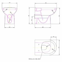 Nuie Lawton White Back To Wall Toilet Pan & Soft Close Seat -HANSGROHE Shop nuie lawton white back to wall toilet pan soft close seat p30945 150261 image