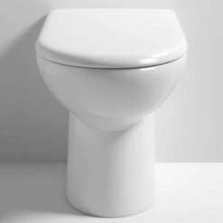 Nuie Lawton White Comfort Height Back To Wall Toilet Pan - BTW006
