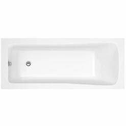 Nuie Linton Square Single Ended Straight Bath 1700x700