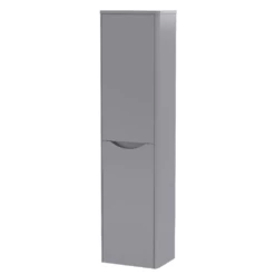 Nuie Lunar Satin Grey 350 2 Door Tall Unit