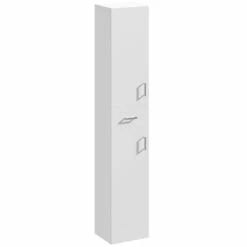 Nuie Mayford Gloss White 350x330x1900mm Tall Cabinet - PRC164
