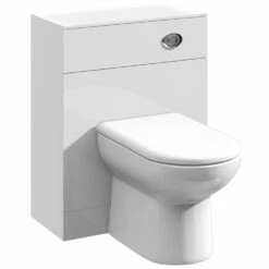 Nuie Mayford Gloss White 600x330mm Back To Wall WC Toilet Unit PRC144