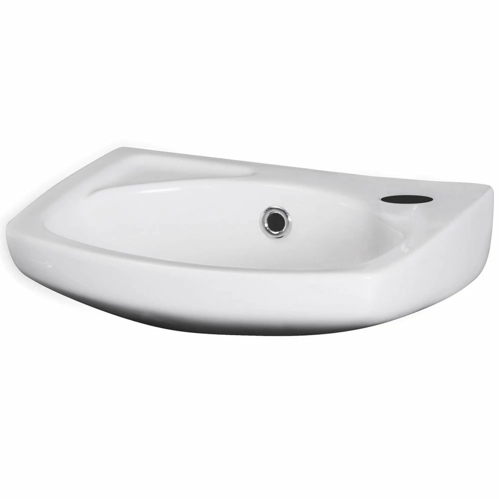 Nuie Melbourne 350x280 1th White Ceramics Wall Hung Basin NCU832 1 Nuie Melbourne 350x280 1th White Ceramics Wall Hung Basin NCU832