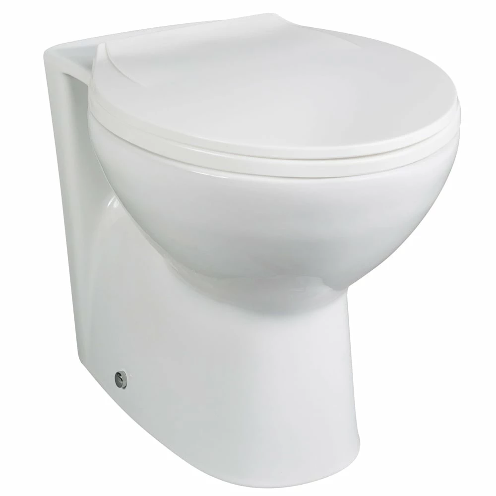 Nuie Melbourne White Back To Wall Pan - BTW002 1 Nuie Melbourne White Back To Wall Pan - BTW002