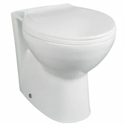 Nuie Melbourne White Back To Wall Toilet Pan & Soft Close Seat