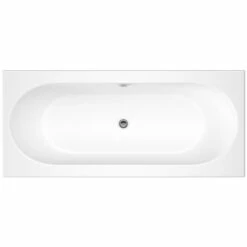 Nuie Otley Round Double Ended Straight Bath 1700x750