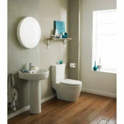 Nuie Provost 420x380 1th White Basin & Full Pedestal - CPV001 -HANSGROHE Shop nuie provost 420x380 1th white basin full pedestal cpv001 p46990 222168 image