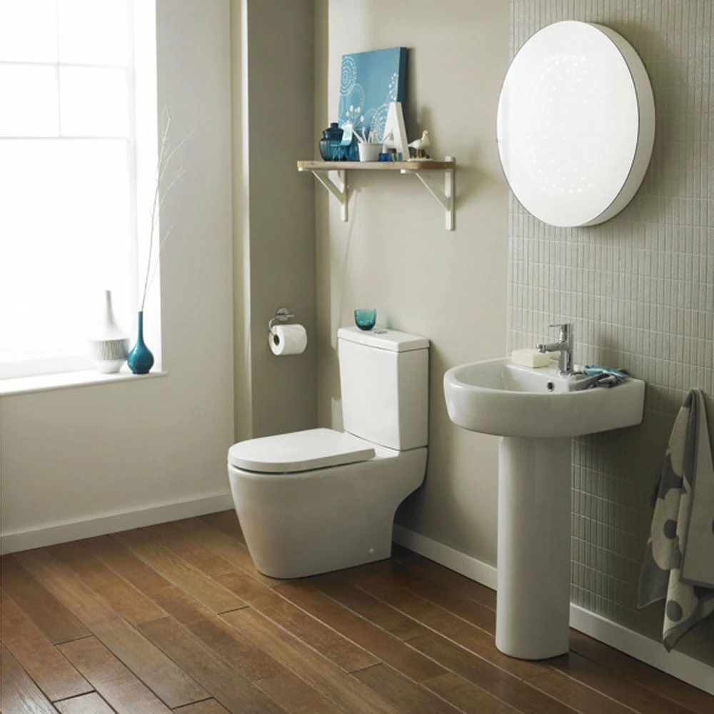 Nuie Provost 520x450 1th White Basin & Full Pedestal - CPV002 2 Nuie Provost 520x450 1th White Basin & Full Pedestal - CPV002 - Image 2