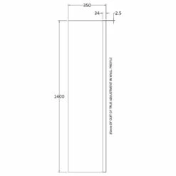 Nuie Straight 350mm Fixed Bath Screen - NSSF1 -HANSGROHE Shop nuie straight 350mm fixed bath screen nssf1 p30399 147785 image