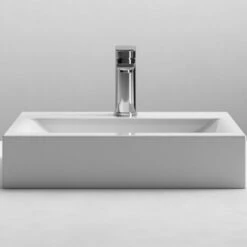 Nuie Vessel 460x330 1th White Rectangular Countertop Basin- NBV002