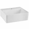 Nuie Vessels 335x295 1th White Rectangular Small Countertop Basin - NBV106
