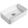 Nuie Vessels 365x235 White Rectangular Sit-On Countertop Basin NBV179