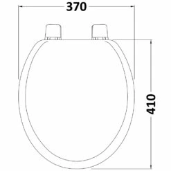 Nuie White Traditional Round Toilet Seat Plastic Hinges - NTS303 -HANSGROHE Shop nuie white traditional round toilet seat plastic hinges nts303 p28796 142162 image