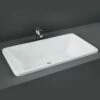 RAK Chameleon 560x325 Alpine White Inset Counter Wash Basin - CHAMBAS