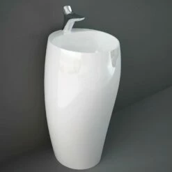 RAK Cloud 490x495 1th Alpine White Freestanding Basin CLOFS5001AWHA