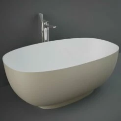 RAK Cloud Matt Cappuccino Freestanding Bath Tub - CLOBT14075514