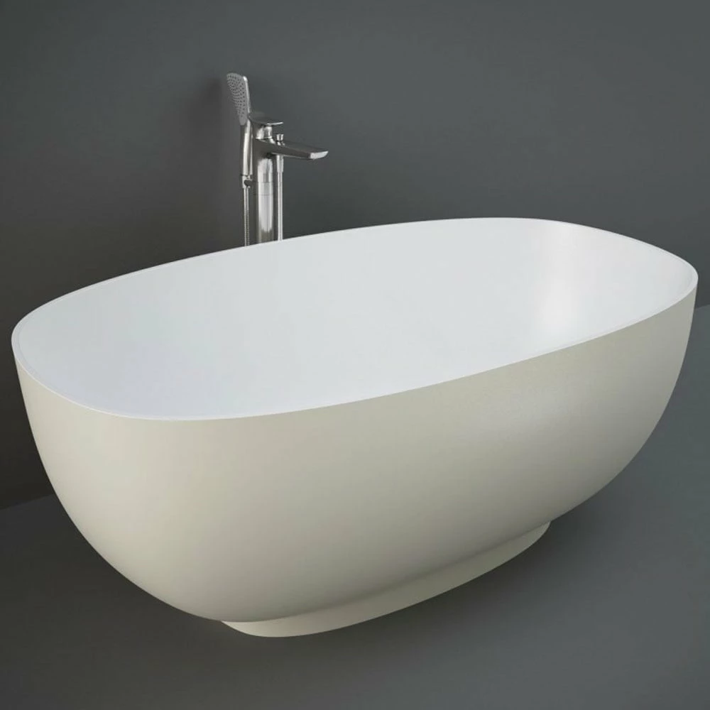 RAK Cloud Matt Greige Freestanding Bath Tub - CLOBT14075505 1 RAK Cloud Matt Greige Freestanding Bath Tub - CLOBT14075505