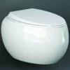 RAK Cloud White Rimless Wall Hung Toilet Pan & Soft Close Seat - CLOWHPAN/SC-M