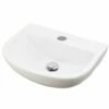 RAK Compact Special Needs 500x380 1th White Cloakroom Basin - COM50BASSN1