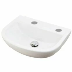 RAK Compact Special Needs 500x380 2th White Cloakroom Basin - COM50BASSN2