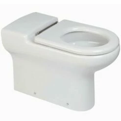 RAK Compact Special Needs White Extended Rimless Back To Wall WC Pan - COMBTW700