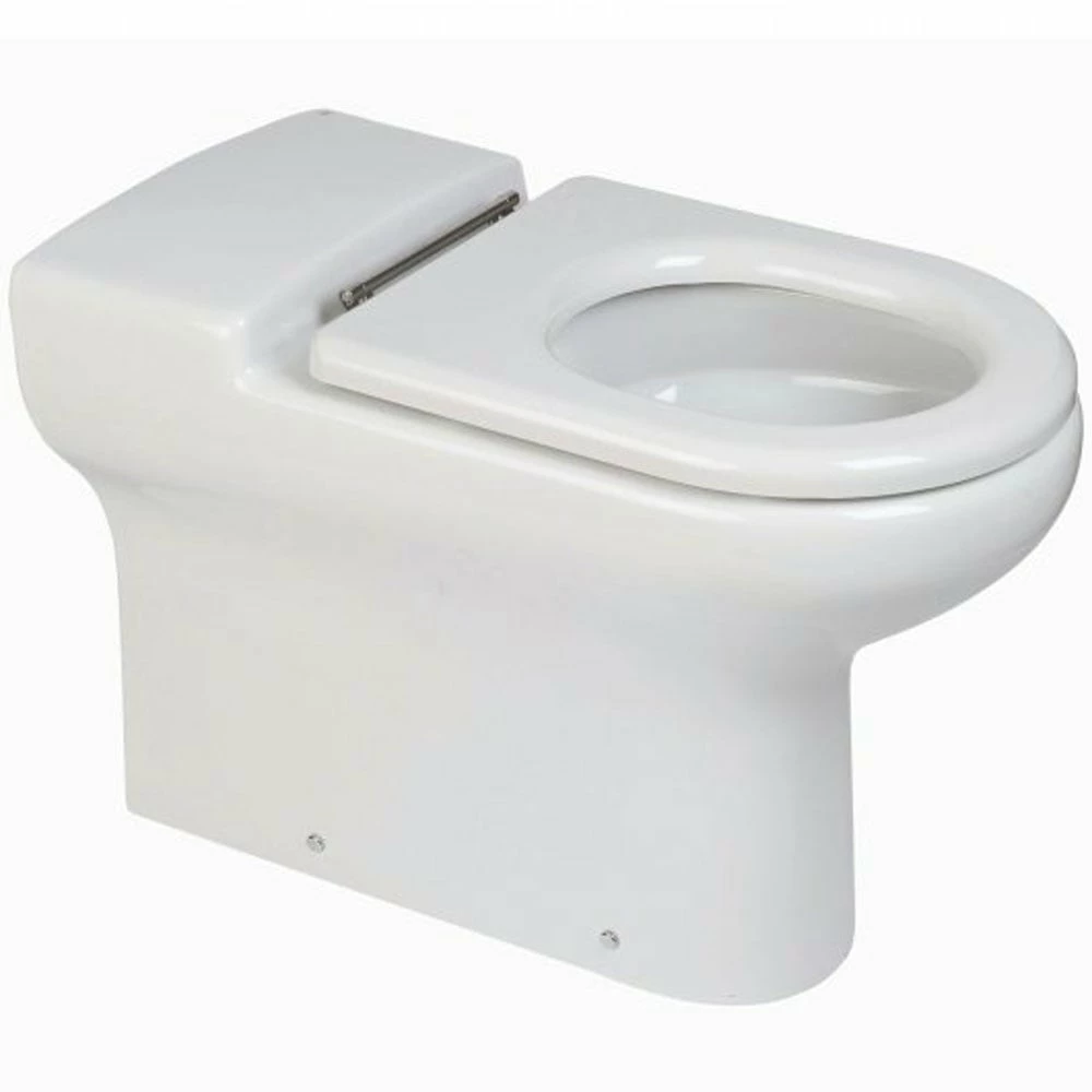 RAK Compact Special Needs White Extended Rimless Back To Wall WC Pan - COMBTW700 1 RAK Compact Special Needs White Extended Rimless Back To Wall WC Pan - COMBTW700