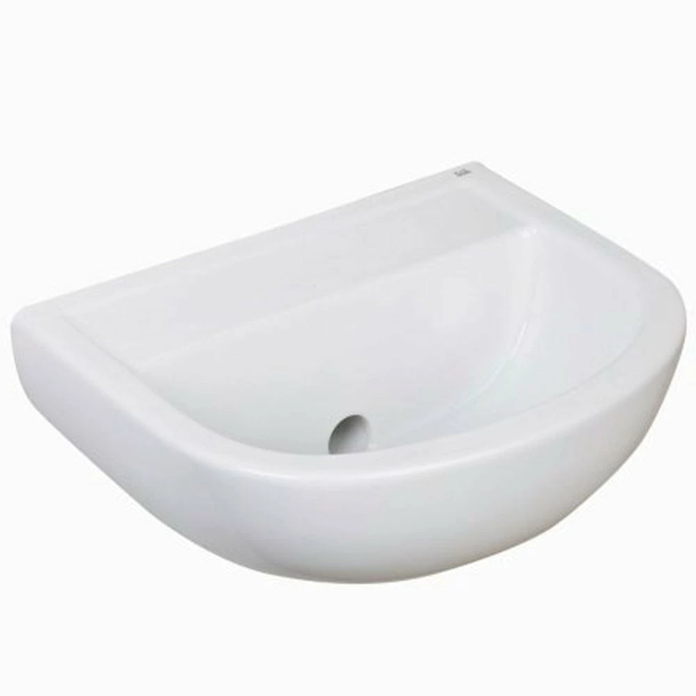 RAK Compact Special Needs White Horizontal Outlet Cloakroom Basin - COM38BASSNHO 1 RAK Compact Special Needs White Horizontal Outlet Cloakroom Basin - COM38BASSNHO