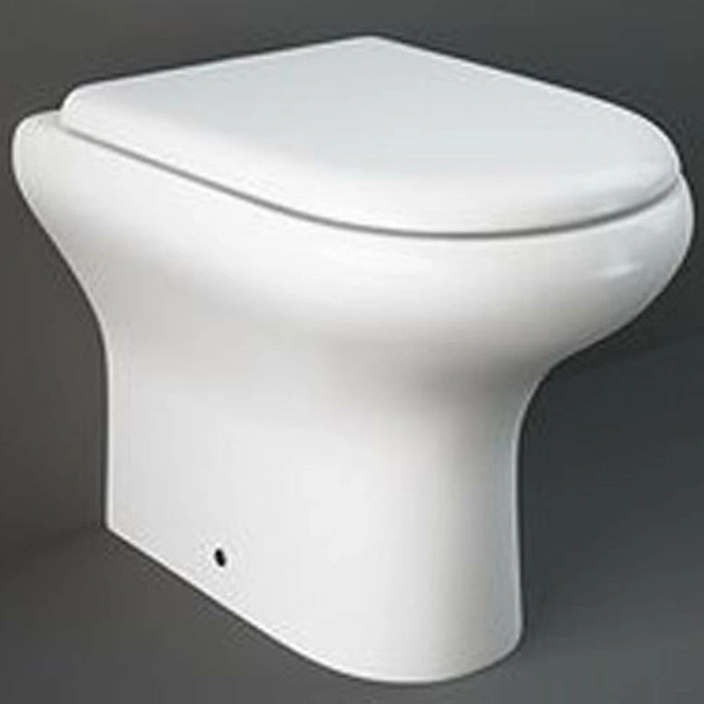 RAK Compact White Back To Wall Toilet Pan & Soft Close Seat - COMBTWPAN/010 1 RAK Compact White Back To Wall Toilet Pan & Soft Close Seat - COMBTWPAN/010