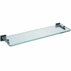 RAK Cubis Black Glass Shelf - RAKCUB9913B