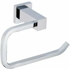 RAK Cubis Silver Bathroom Towel Ring 212mm - RAKCUB9902