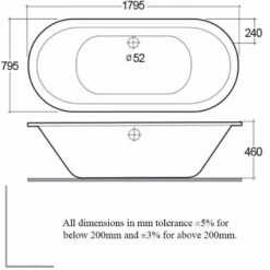 RAK DKM Alpine White Double Ended Oval Bath 1800x800mm - NDKMBATH 5 RAK DKM Alpine White Double Ended Oval Bath 1800x800mm - NDKMBATH -HANSGROHE Shop rak dkm alpine white double ended oval bath 1800x800mm ndkmbath p41151 202829 image