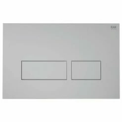 RAK Ecofix Matt Chrome Rectangular Flush Plates - FSRAKPPL008