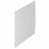 RAK High Gloss White Shower Bath End Panel 700x460mm - EP700